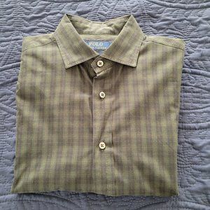 Polo Casual Button Down Shirt Medium